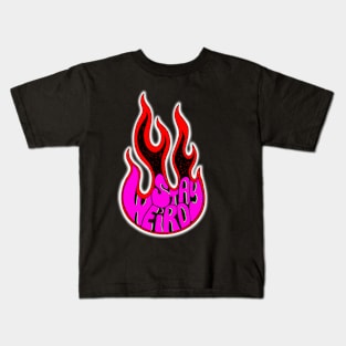 Stay Weird Flame Kids T-Shirt